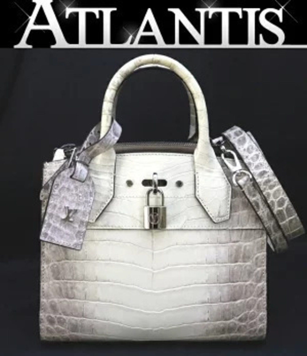 Louis Vuitton City Steamer Bag Sahara Crocodile Niloticus Leather